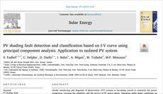 مقاله ترجمه شده انرژی خورشیدی تشخیص خطای سایه در سیستم فتوولتائیک و طبقه بندی بر اساس منحنی I-V